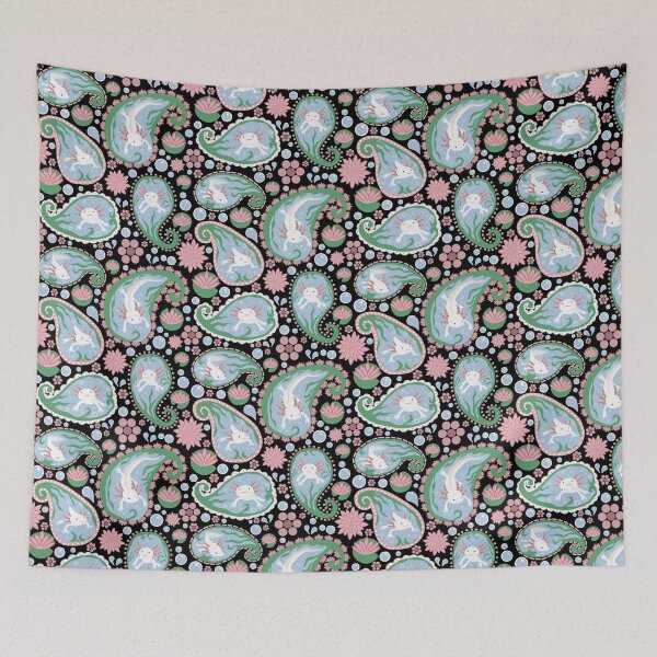Item preview, Axolotl Paisley designed and sold by Amy Hadden.