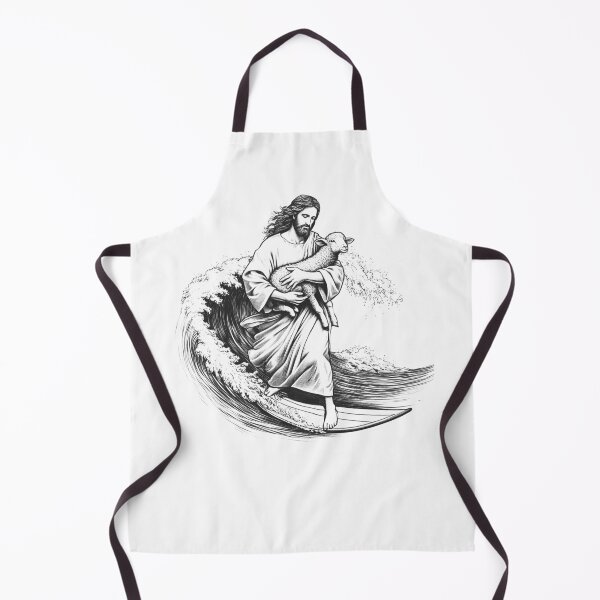 Item preview, Jesus Surfing Christian Surfer designed and sold by Kimberley King Art King Art.