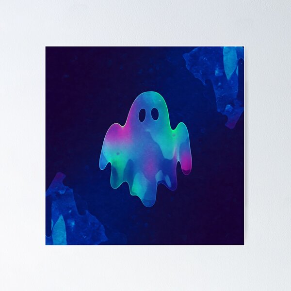 Item preview,  Luminescent Ghost Pattern | Spooky and Playful Halloween Design designed and sold by Tw1nsAIArt.