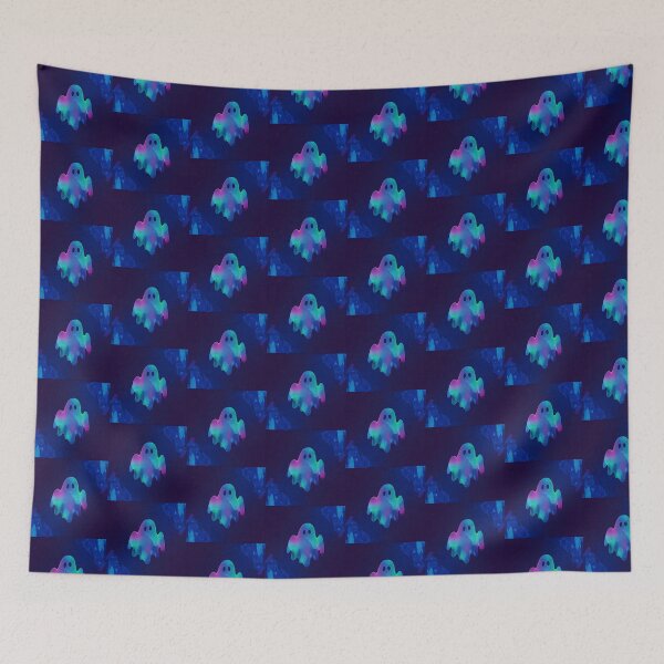 Item preview,  Luminescent Ghost Pattern | Spooky and Playful Halloween Design designed and sold by Tw1nsAIArt.