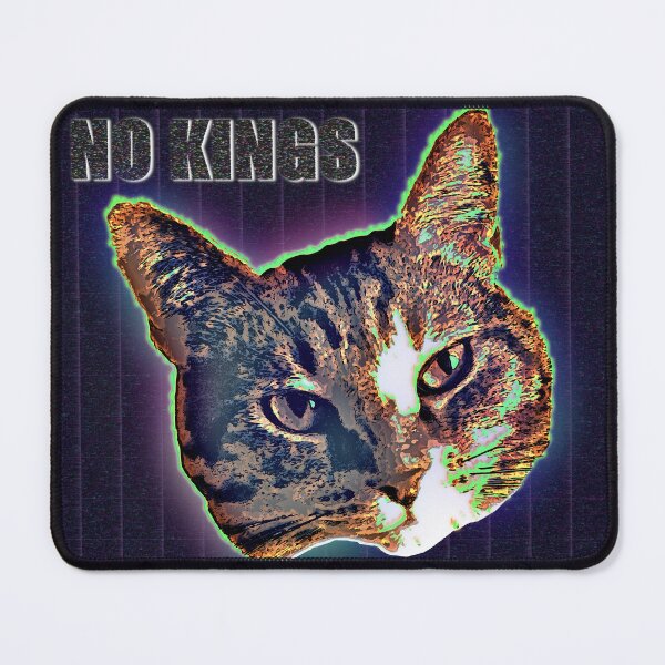 Item preview, Cyberkitty Says No Kings designed and sold by LeftoverKittyCo.