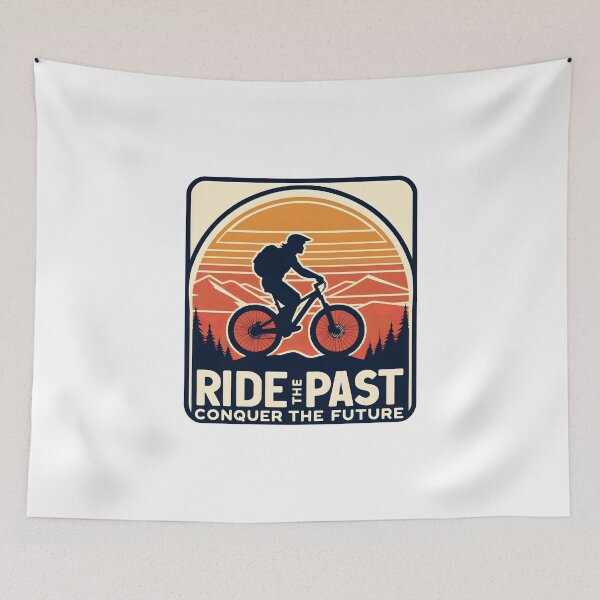 Item preview, Ride The Past Conquer the Future designed and sold by Be-Adventurous.
