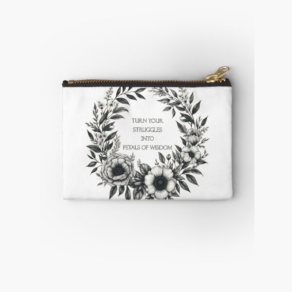 Item preview, Turn your struggles into petals of wisdom-  Floral Journals designed and sold by Meemaart.