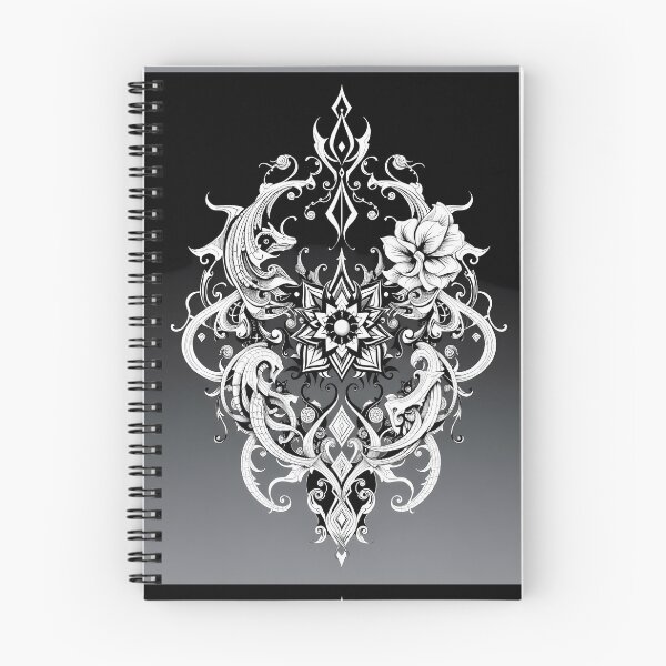Item preview, Art White Black Abstract Forms Space Exploration Visions designed and sold by ART ATTACK ZONE.