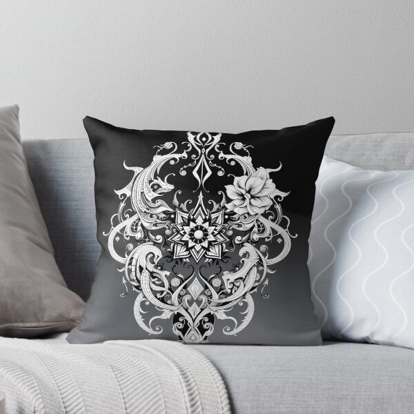 Item preview, Art White Black Abstract Forms Space Exploration Visions designed and sold by ART ATTACK ZONE.