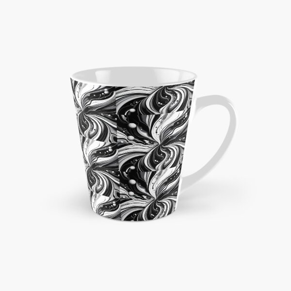 Item preview, Design White Black Abstract Forms Space Exploration Visions designed and sold by ART ATTACK ZONE.