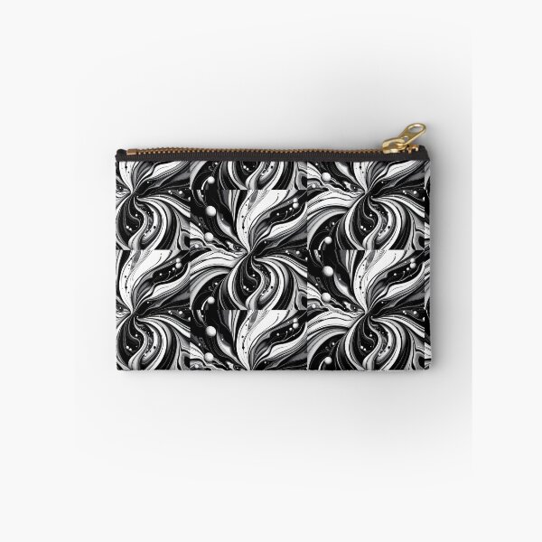 Item preview, Design White Black Abstract Forms Space Exploration Visions designed and sold by ART ATTACK ZONE.