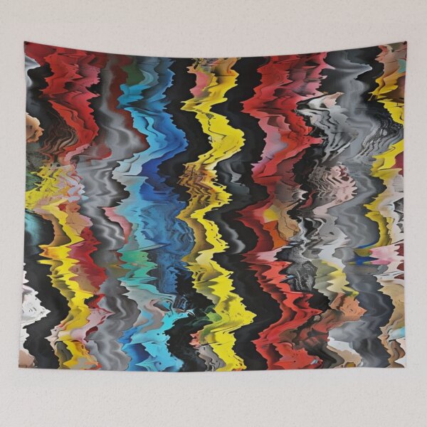 Item preview, Vibrant abstract zigzag composition designed and sold by Sigtrix.