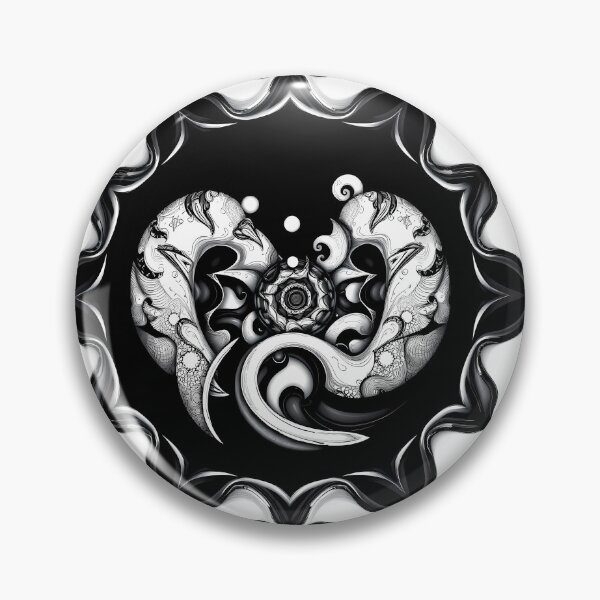 Item preview, Surreal White Black Abstract Forms Space Exploration Visions designed and sold by ART ATTACK ZONE.