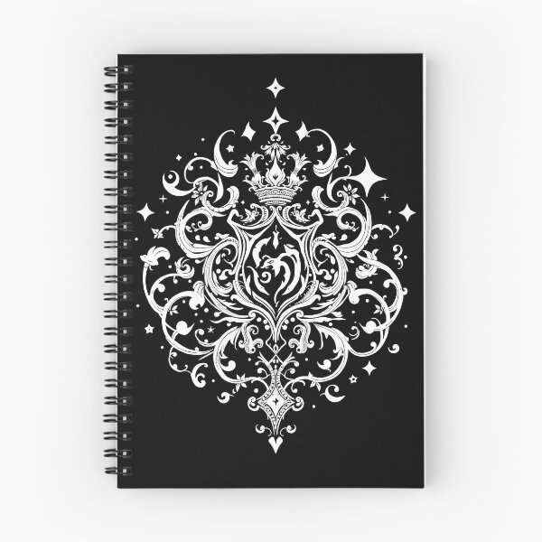 Item preview, Cosmic White Black Abstract Forms Space Exploration Visions designed and sold by ART ATTACK ZONE.