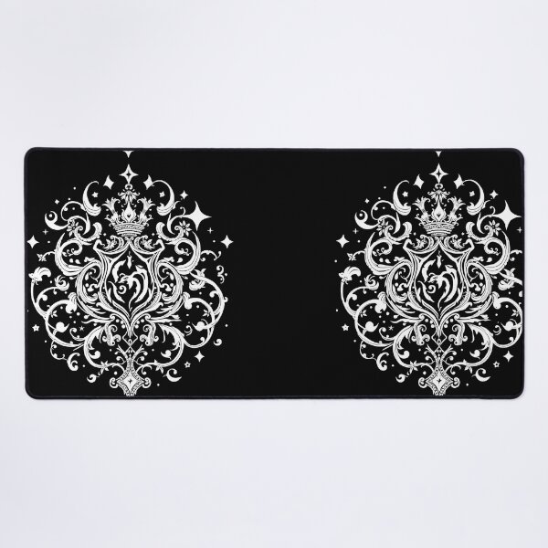 Item preview, Cosmic White Black Abstract Forms Space Exploration Visions designed and sold by ART ATTACK ZONE.