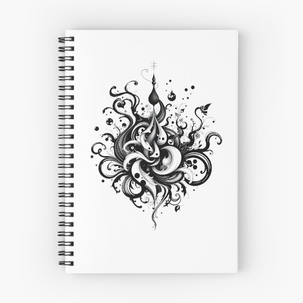 Item preview, Minimal White Black Abstract Forms Space Exploration Visions designed and sold by ART ATTACK ZONE.