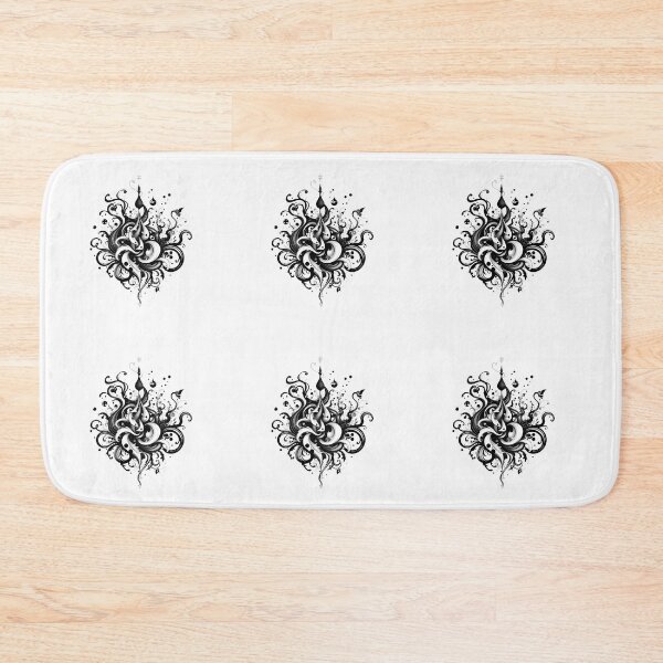 Item preview, Minimal White Black Abstract Forms Space Exploration Visions designed and sold by ART ATTACK ZONE.