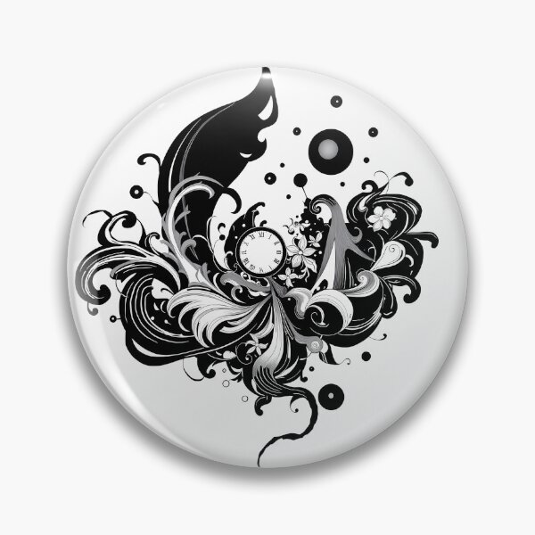 Item preview, Minimalistic White Black Abstract Forms Space Exploration Visions designed and sold by ART ATTACK ZONE.