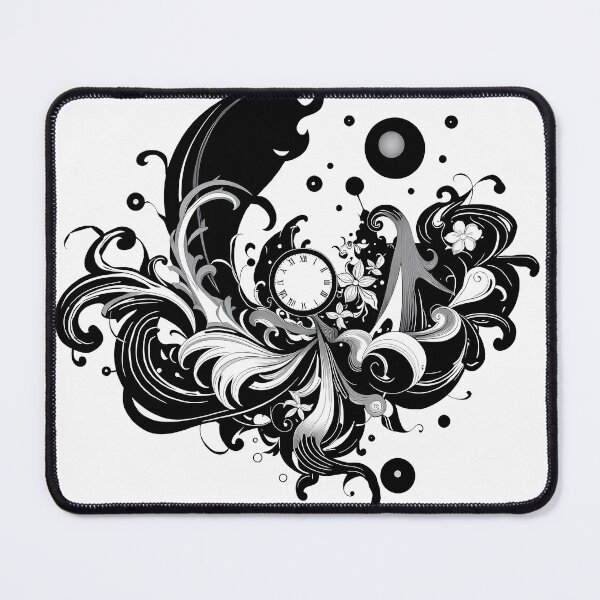 Item preview, Minimalistic White Black Abstract Forms Space Exploration Visions designed and sold by ART ATTACK ZONE.
