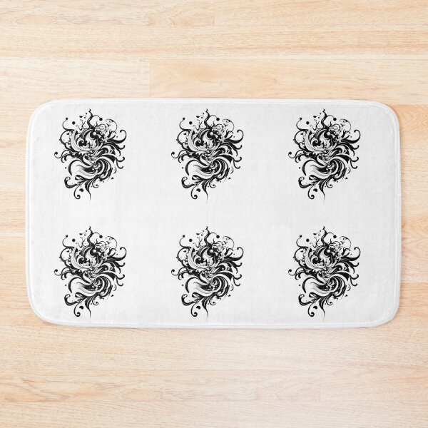 Item preview, Waves White Black Abstract Forms Space Exploration Visions designed and sold by ART ATTACK ZONE.