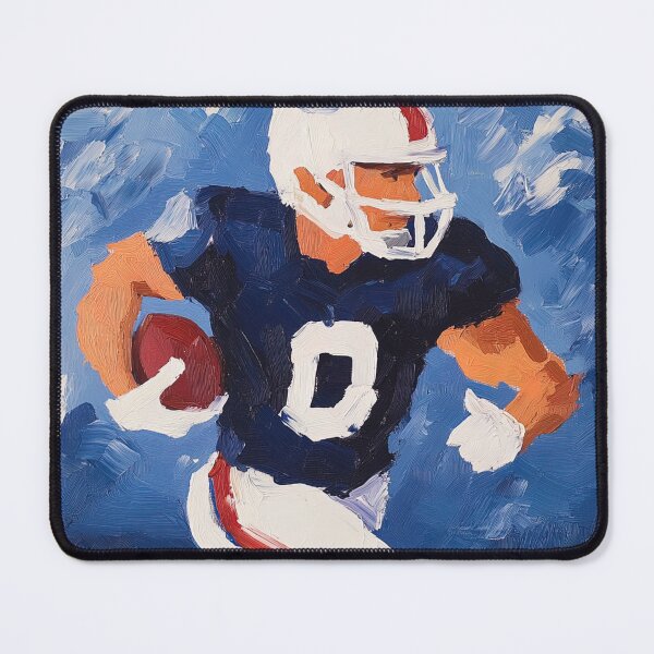 Item preview, American football player | Post-impressionist painting style designed and sold by ComicsFactory.