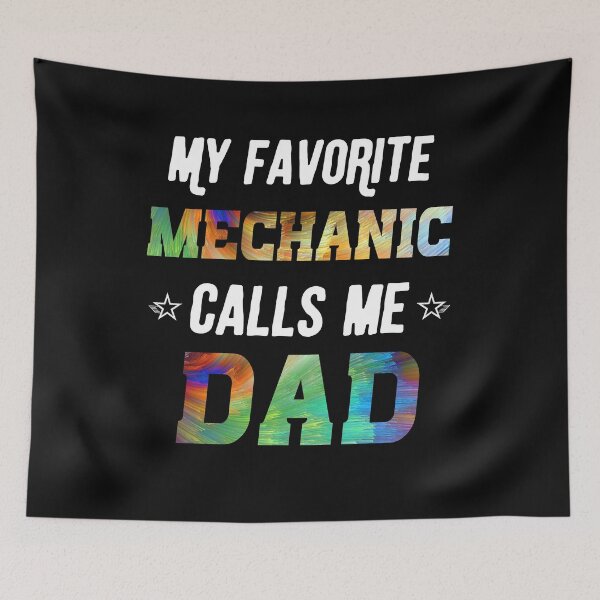 Item preview, Favorite Mechanic Calls Me Dad Shirt Fathers Day Daughter Gift designed and sold by StreetArtPro.