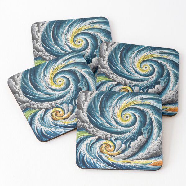 Item preview, Ocean Fury: Swirling Storms and Waves designed and sold by WildlifeInc.