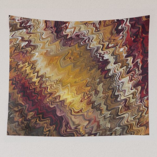 Item preview, Warm pattern of digital abstraction designed and sold by Sigtrix.