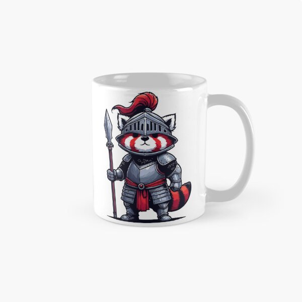Item preview, Red Panda Knight Medieval designed and sold by TomFrontierArt.