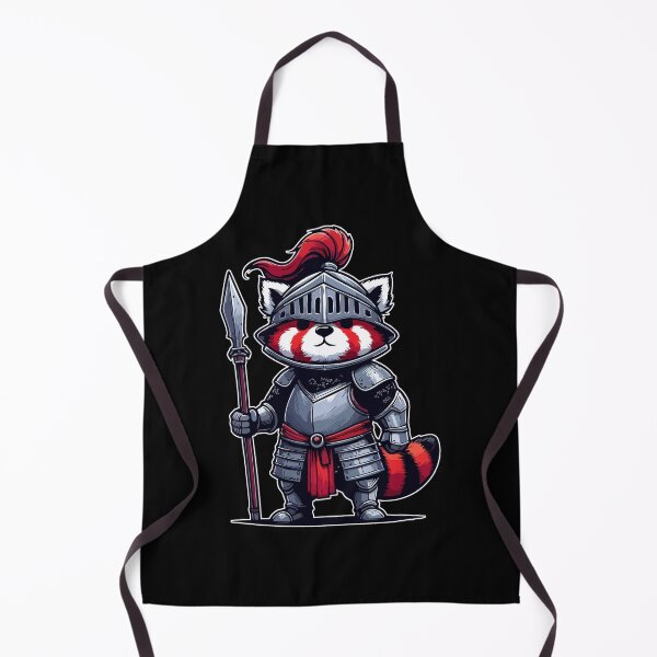 Item preview, Red Panda Knight Medieval designed and sold by TomFrontierArt.