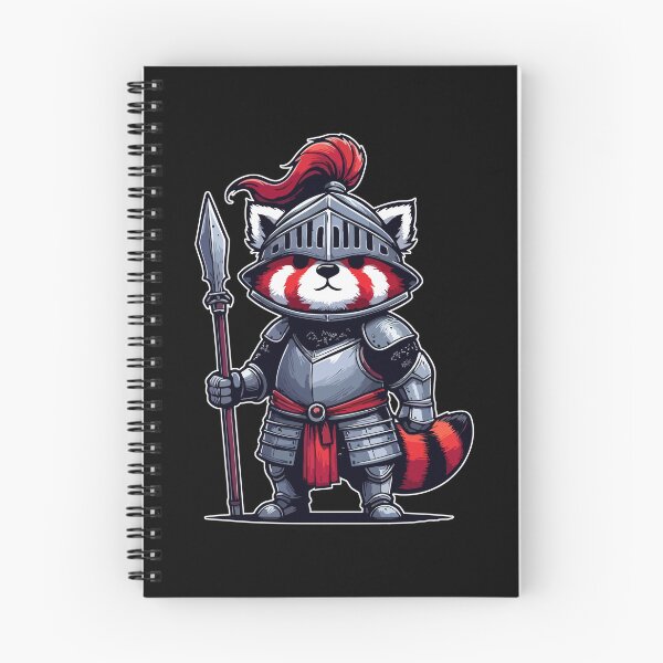 Item preview, Red Panda Knight Medieval designed and sold by TomFrontierArt.