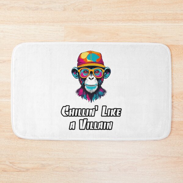 Item preview, Chillin' Like a Villain - Monkey quote 1 designed and sold by Tom-Johnson.