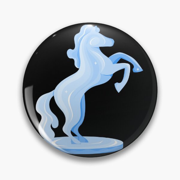 Item preview, An Ice Sculpture of a Rearing Blue Ethereal Horse designed and sold by My Kind of Mood.