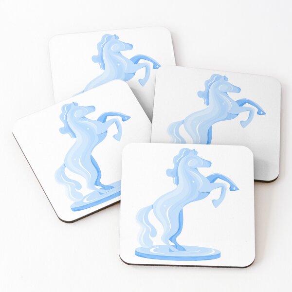 Item preview, An Ice Sculpture of a Rearing Blue Ethereal Horse designed and sold by My Kind of Mood.