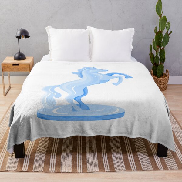 Item preview, An Ice Sculpture of a Rearing Blue Ethereal Horse designed and sold by My Kind of Mood.