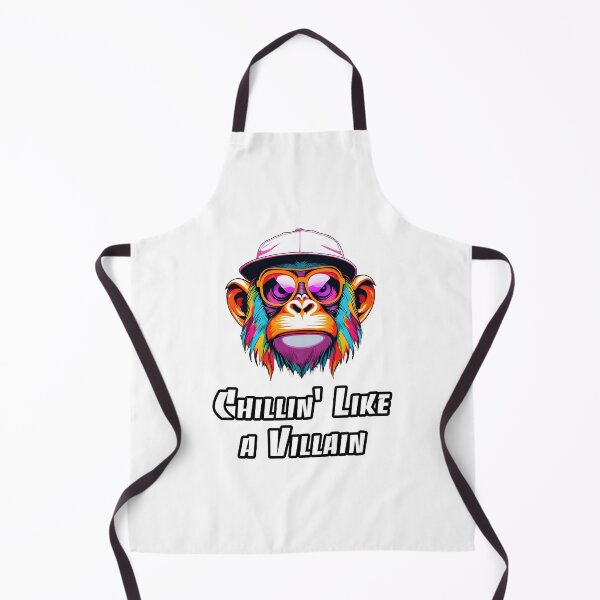 Item preview, Chillin' Like a Villain - Monkey quote 3 designed and sold by Tom-Johnson.