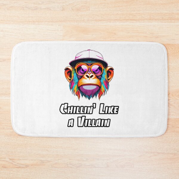 Item preview, Chillin' Like a Villain - Monkey quote 3 designed and sold by Tom-Johnson.
