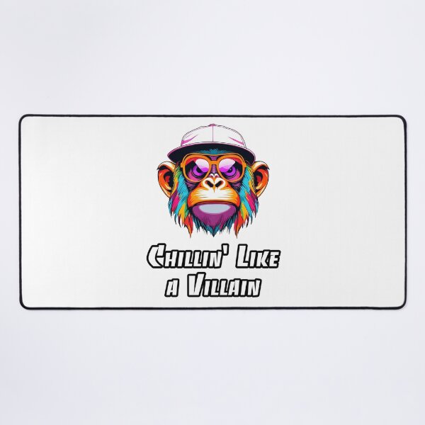 Item preview, Chillin' Like a Villain - Monkey quote 3 designed and sold by Tom-Johnson.