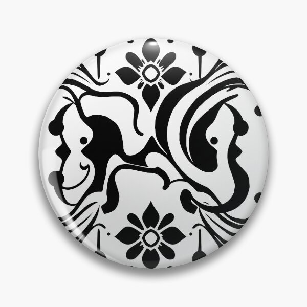 Item preview, Milk Cow Black White Abstract Surreal Art Exploration Visions designed and sold by ART ATTACK ZONE.