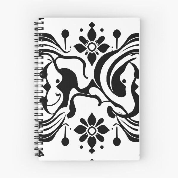 Item preview, Milk Cow Black White Abstract Surreal Art Exploration Visions designed and sold by ART ATTACK ZONE.