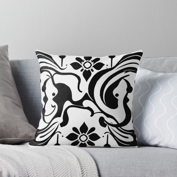 Item preview, Milk Cow Black White Abstract Surreal Art Exploration Visions designed and sold by ART ATTACK ZONE.