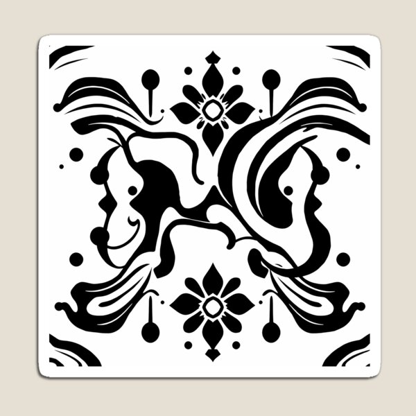 Item preview, Milk Cow Black White Abstract Surreal Art Exploration Visions designed and sold by ART ATTACK ZONE.
