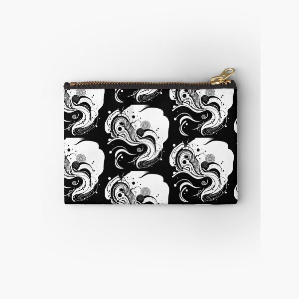 Item preview, Nation Mania Black White Abstract Surreal Art Exploration Visions designed and sold by ART ATTACK ZONE.