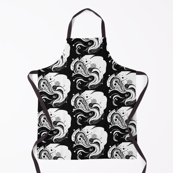 Item preview, Nation Mania Black White Abstract Surreal Art Exploration Visions designed and sold by ART ATTACK ZONE.