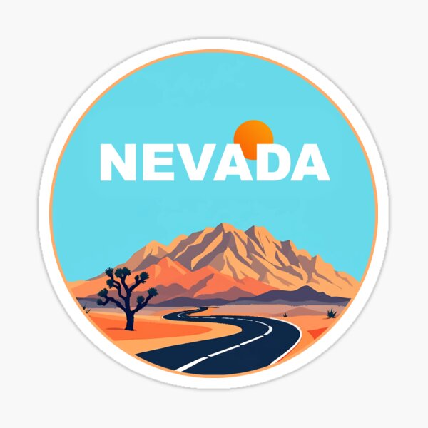 Vista previa del artículo con la obra «Nevada Estados Unidos de América», diseñado y vendido por NPStudio.