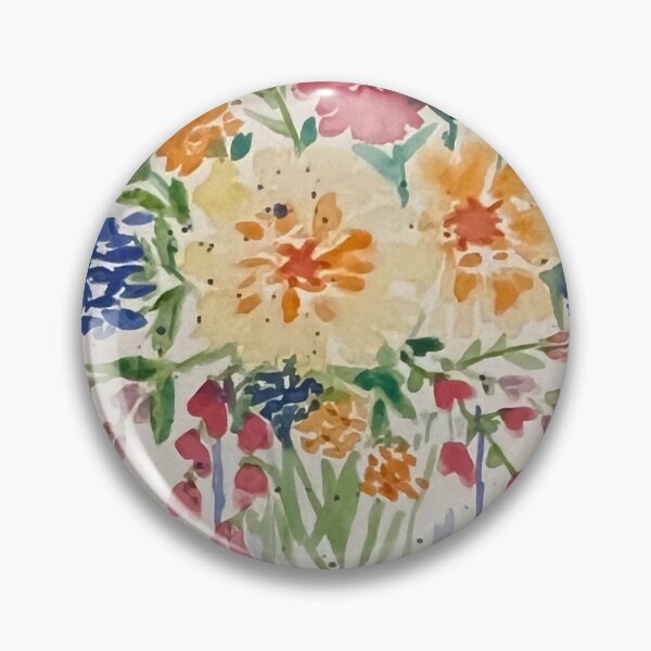 Item preview, Watercolor Spring Floral vase designed and sold by Urban Bizzy Bee.