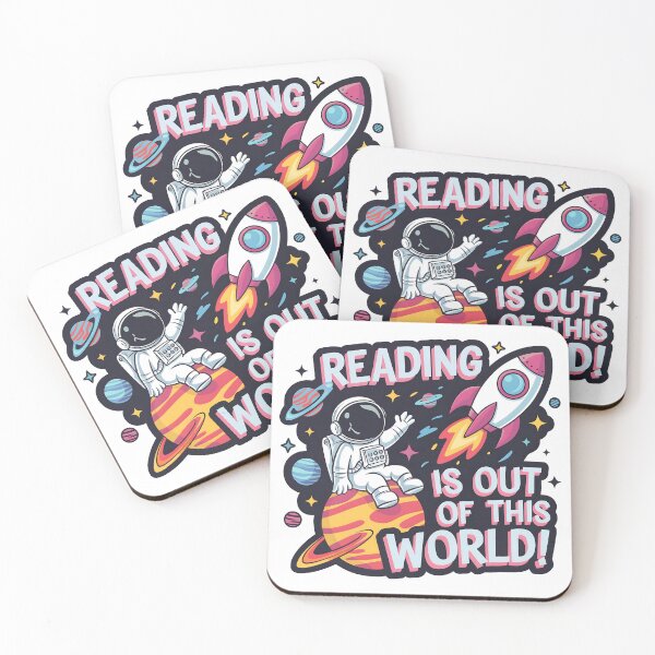 Item preview, Reading Is Out of This World - Fun Astronaut Space Design designed and sold by luckytua789.