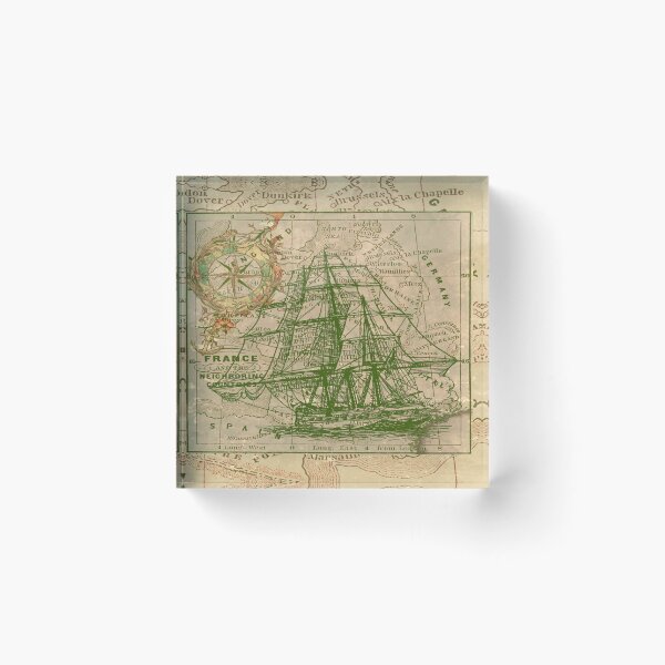 Item preview, Vintage map II designed and sold by Image NDesign.