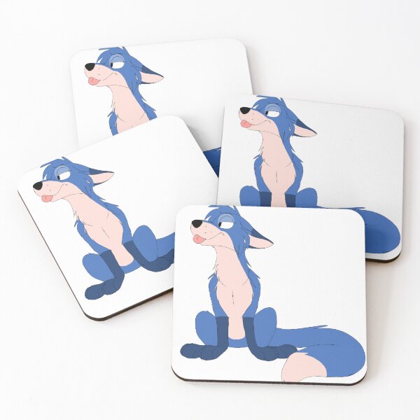 Item preview, Kayden The Blue Fox designed and sold by CatsNextDoor.