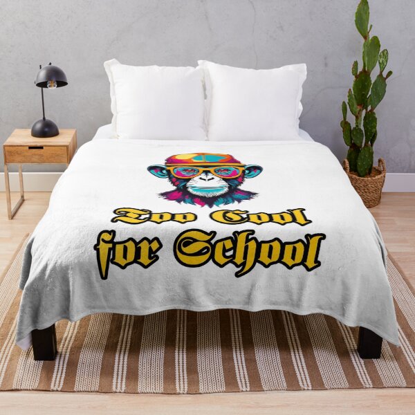 Item preview, Too Cool for School - Monkey quote 2 designed and sold by Tom-Johnson.