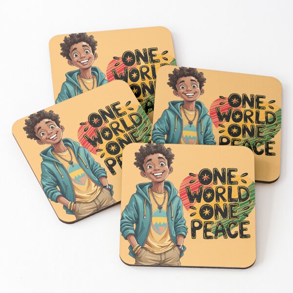 Item preview, One World, One Peace – Reggae-Inspired Positive Vibes designed and sold by QPTheeArtist.