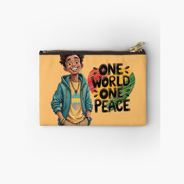 Item preview, One World, One Peace – Reggae-Inspired Positive Vibes designed and sold by QPTheeArtist.