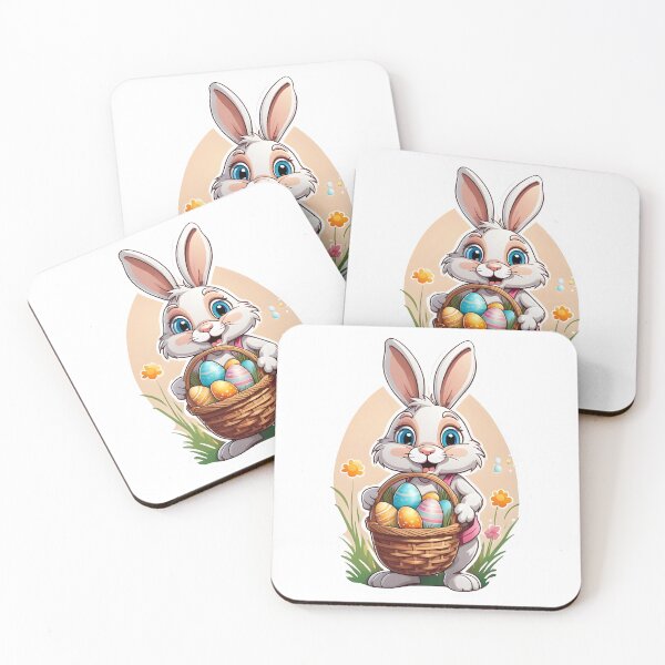 Item preview, Easter bunny with egg basket designed and sold by Thomas Marr.