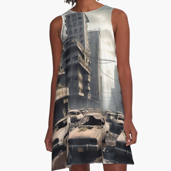 Item preview, Some abandoned cars in post apocalyptic city. designed and sold by Sameless.